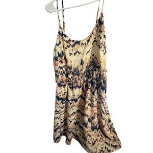 Paper Crown Cream and Black Patterned Camisole